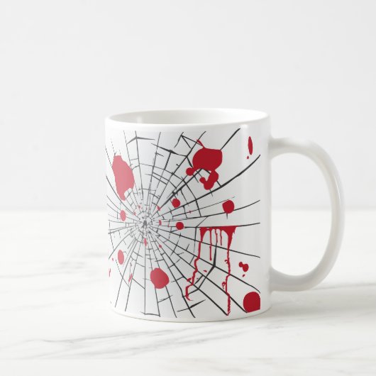 halbröckiges Glas Kaffeetasse (Rechts)
