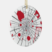 halbröckiges Glas Keramikornament (Rechts)