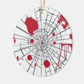 halbröckiges Glas Keramikornament (Links)