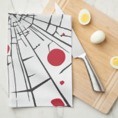 halbröckiges Glas Küchentuch (Viertel Falte)