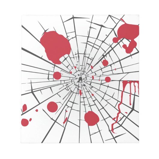 halbröckiges Glas Notizblock (Vorderseite)