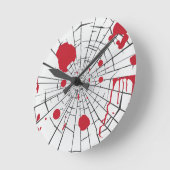 halbröckiges Glas Runde Wanduhr (Winkel)