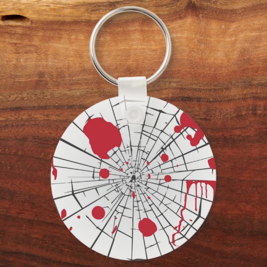 halbröckiges Glas Schlüsselanhänger (Vorderseite)