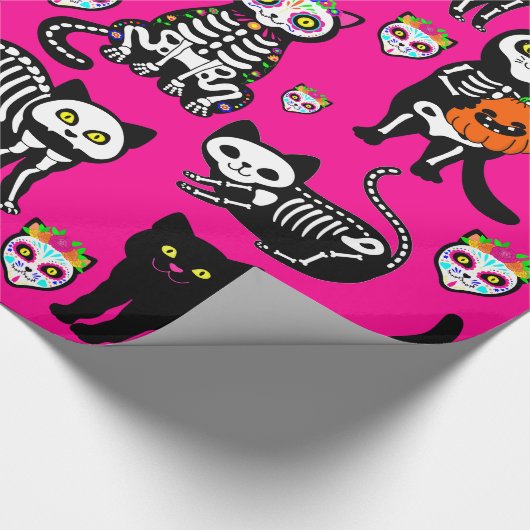 Halbrosa Geschenkpapier (Ecke)