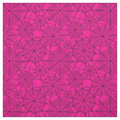 Halbrosa Spinnennetz Stoff (Muster)