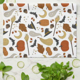 halbrunder Grafik illustriertes Küchentuch