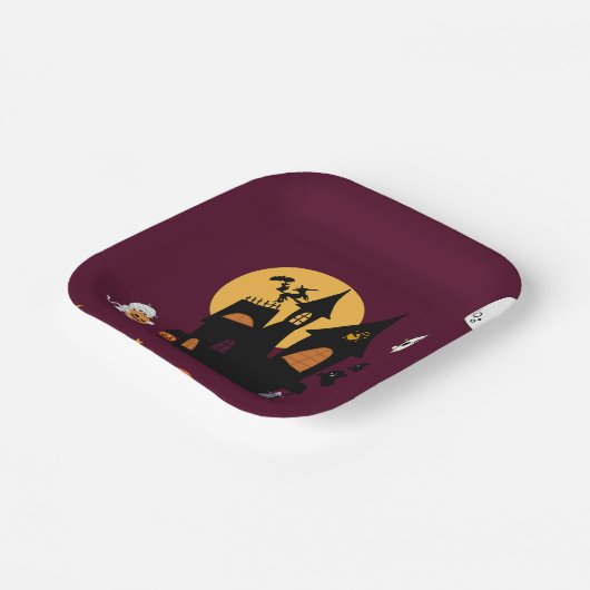 Halbscheibe für Themenpapier Pappteller (Gewinkelt)