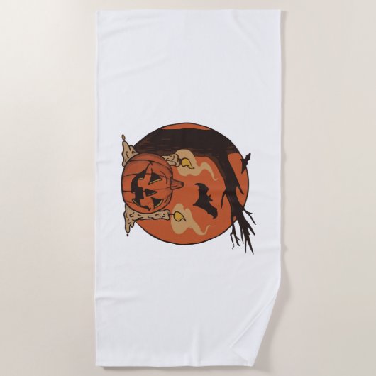 Halbschlaf Strandtuch (Vorderseite)