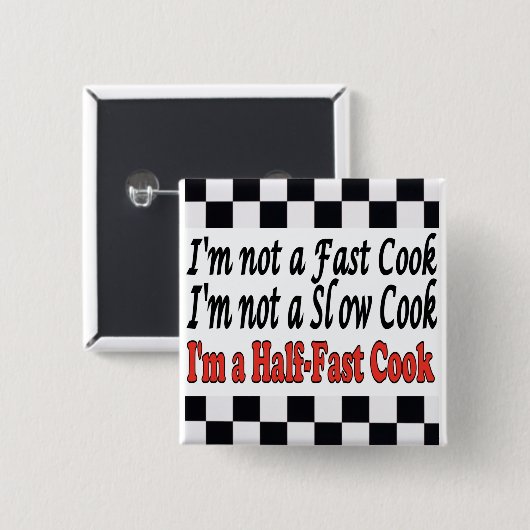 Halbschnelles Kochen Button (Vorne & Hinten)