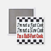 Halbschnelles Kochen Magnet (Vorderseite/Rückseite)