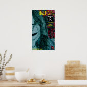 Halbschrift Poster (Küche)