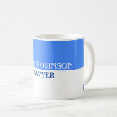 Halbschwarz halbweiß personalisieren kaffeetasse (VorderseiteRechts)