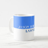 Halbschwarz halbweiß personalisieren kaffeetasse (Vorderseite Links)