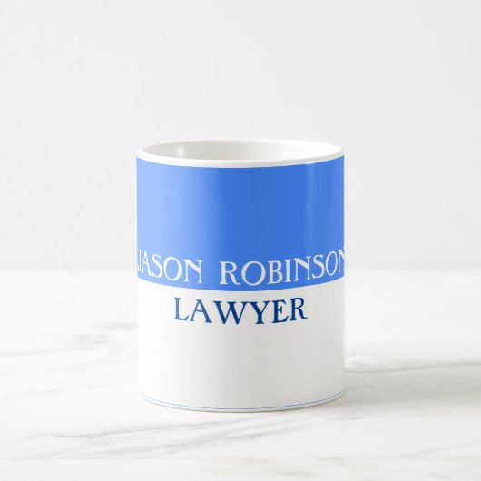 Halbschwarz halbweiß personalisieren kaffeetasse (Mittel)