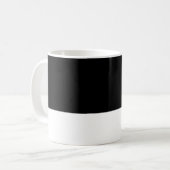 Halbschwarz Kaffeetasse (Vorderseite Links)