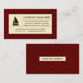 Halbsegeln Visitenkarte (Vorne/Hinten)