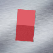 Halbspeckle Tomato-Red Magnet Card - Anpassbar (Beispiel)