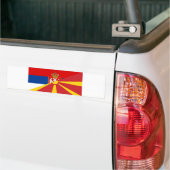 Halbsymbol für Serbia macedonia Autoaufkleber (Auf Lkw)