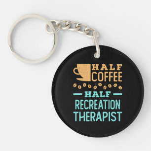 Halbtagskaffee Halbpension Therapeut Schlüsselanhänger