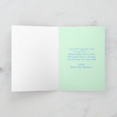 Halbtagskarte — Halbpension Geburtstagskuchen Karte (Innenseite)