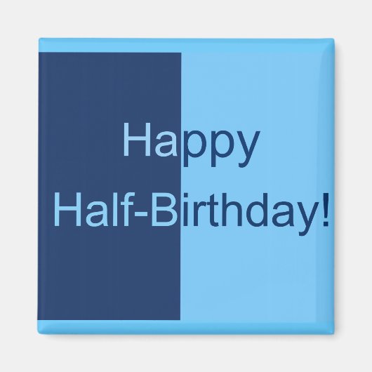 Halbtagskarte Magnet (Vorne)