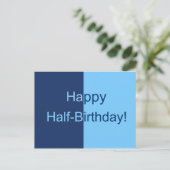 Halbtagskarte Postkarte (Stehend Vorderseite)