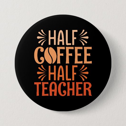 Halbtagslehrer Button (Vorderseite)