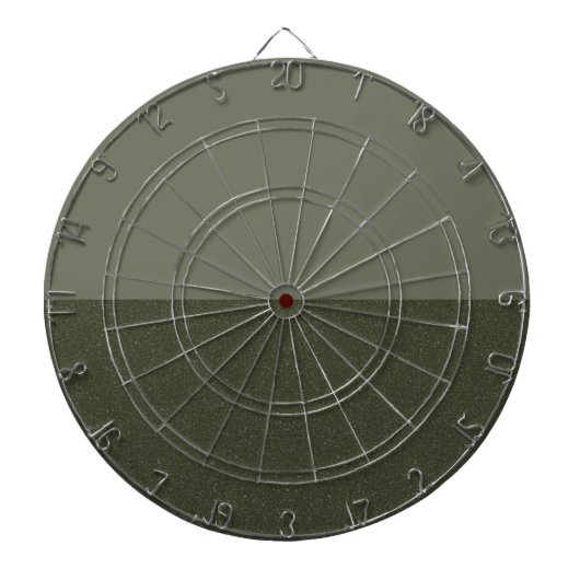 Halbtextur Moos Green Dartboard - Anpassbar Dartscheibe (vorne)