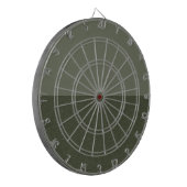 Halbtextur Moos Green Dartboard - Anpassbar Dartscheibe (Vorderseite Links)