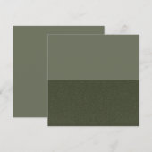 Halbtexturierte Green Square Flachkarte - Benutzer (Vorne/Hinten)