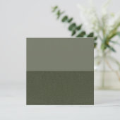 Halbtexturierte Green Square Flachkarte - Benutzer (Stehend Vorderseite)