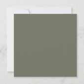 Halbtexturierte Green Square Flachkarte - Benutzer (Rückseite)