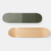 Halbtexturiertes Moosgrün-Skateboard - individuell Skateboard (Horizontal)