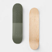 Halbtexturiertes Moosgrün-Skateboard - individuell Skateboard (Vorderseite)