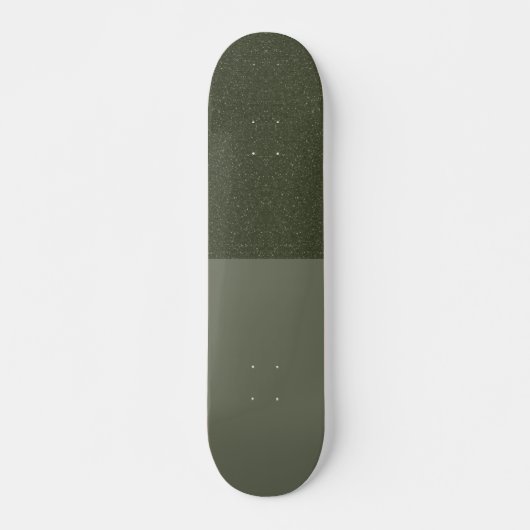 Halbtexturiertes Moosgrün-Skateboard - individuell Skateboard (Vorne)