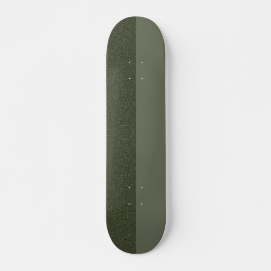 Halbtexturiertes Moosgrün-Skateboard - individuell Skateboard (Vorne)
