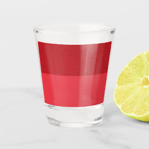 Halbtexturiertes Tomatengitter Red Shot Glass - An Schnapsglas