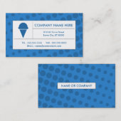 Halbtoneiscreme Visitenkarte (Vorne/Hinten)