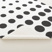 Halbtonmuster Punkt modernes Retro Sherpadecke (3/4)