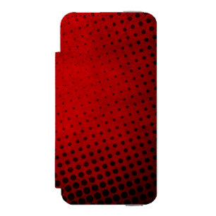 Halbtonmusterhintergrund Incipio Watson™ iPhone 5 Geldbörsen Hülle