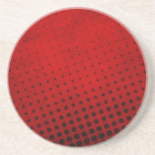 Halbtonmusterhintergrund Untersetzer (Vorne)