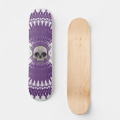 Halbtonschädel u. Radialgraphiken: Skateboard (Vorderseite)