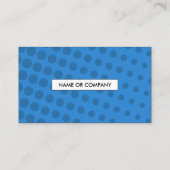 Halbtontrommel Visitenkarte (Rückseite)