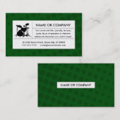 Halbtontrommeln Visitenkarte (Vorne/Hinten)