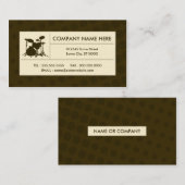 Halbtontrommeln Visitenkarte (Vorne/Hinten)