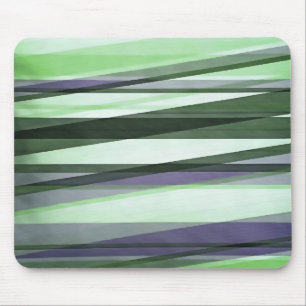 Halbtransparente Ebenen in grün Limon und Lavendel Mousepad