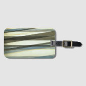 Halbtransparente Ebenen in Schwarz und Braun Gepäckanhänger (Vorderseite (Horizontal))