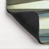 Halbtransparente Ebenen in Schwarz und Braun Mousepad (Ecke)