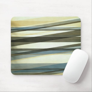 Halbtransparente Ebenen in Schwarz und Braun Mousepad