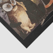 Halbwahnpapier für Eulen und Katzengewebe Seidenpapier (Ausschnitt)